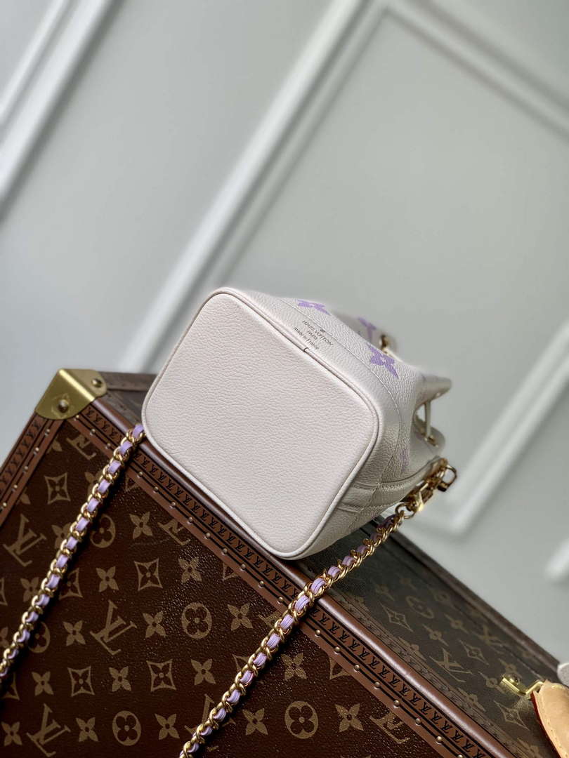 LV M46291 Louis Vuitton Nano No�� Bag Purple