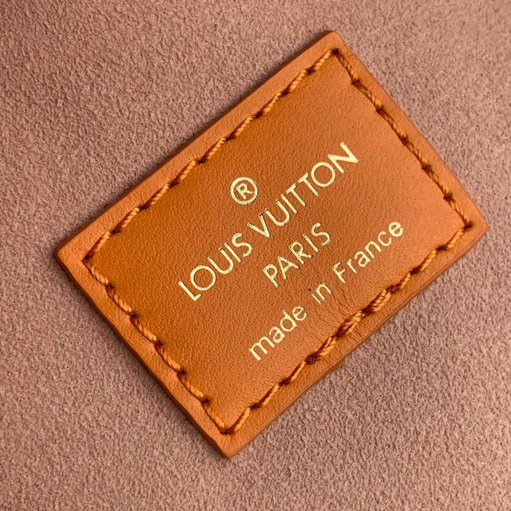 LV M57730 Louis Vuitton On My Side PM High End Leathers Orange