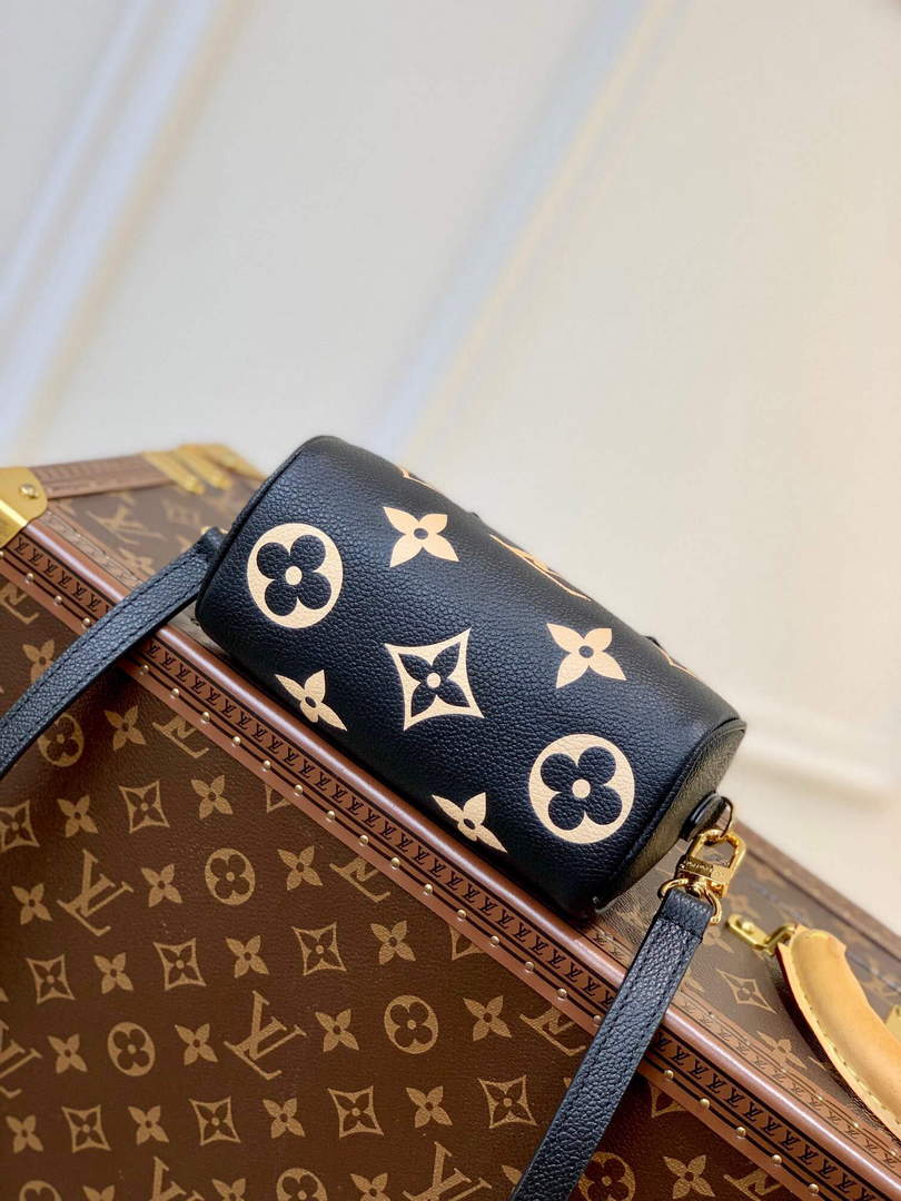 LV M81457 Louis Vuitton Nano Speedy Bag Black