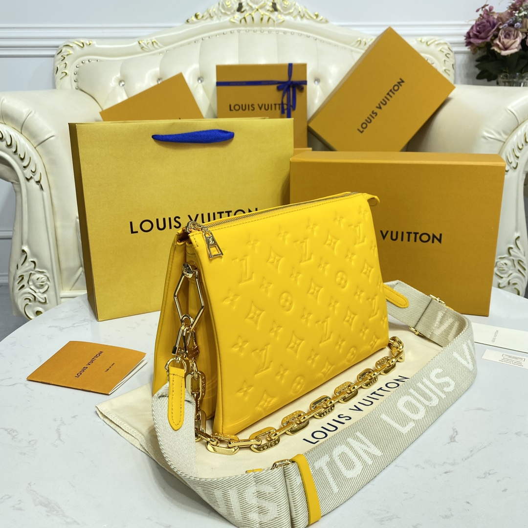 LV M20378 Louis Vuitton Coussin PM Bag Yellow