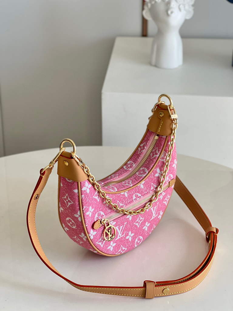 LV M81166 Louis Vuitton Loop Bag Pink