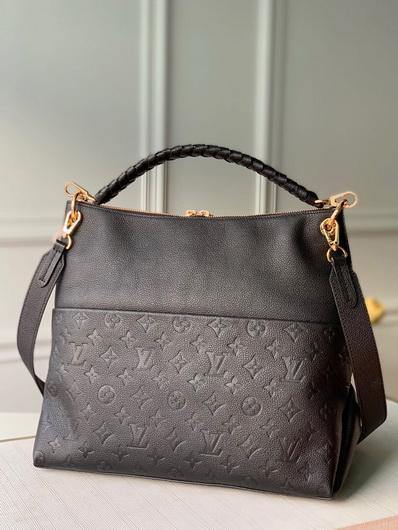 LV M45522 Louis Vuitton Maida Hobo Tote Bag Black