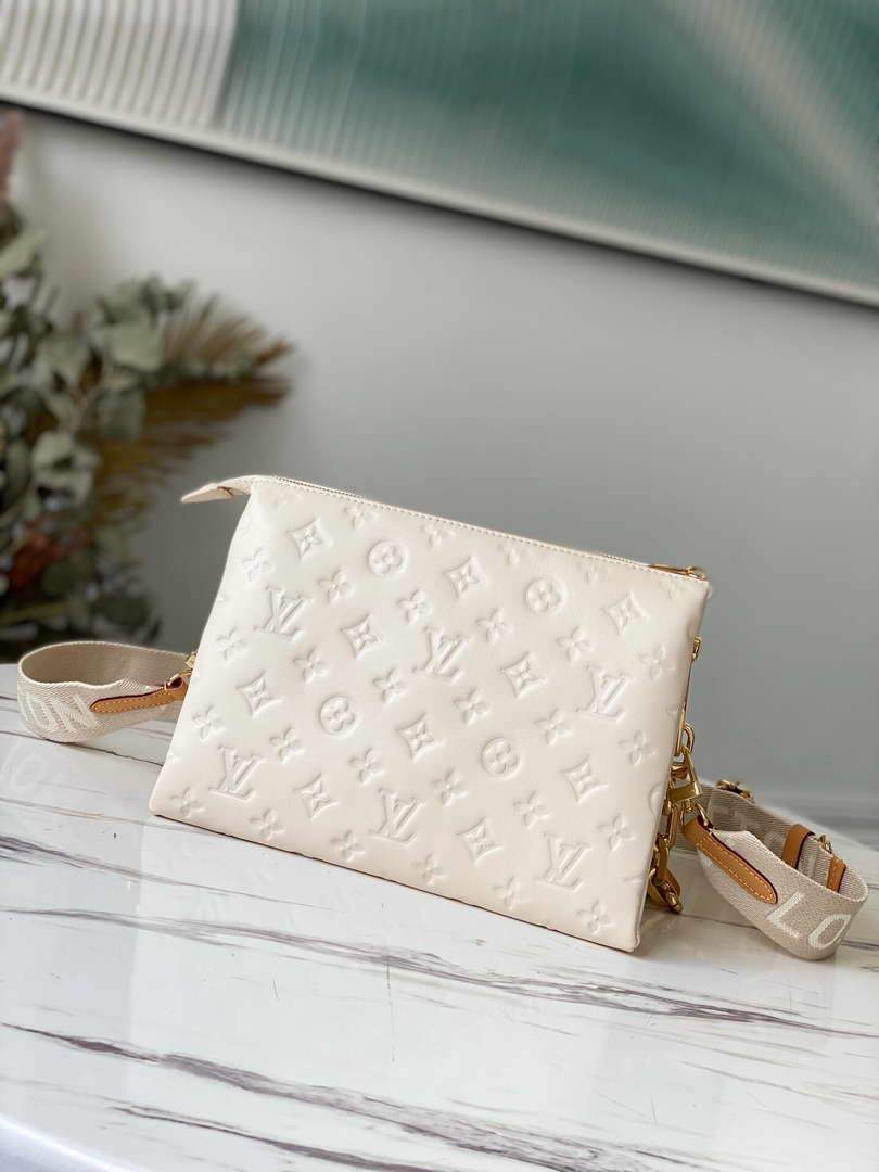 LV M57793 Louis Vuitton Coussin PM Bag M57790 Cream