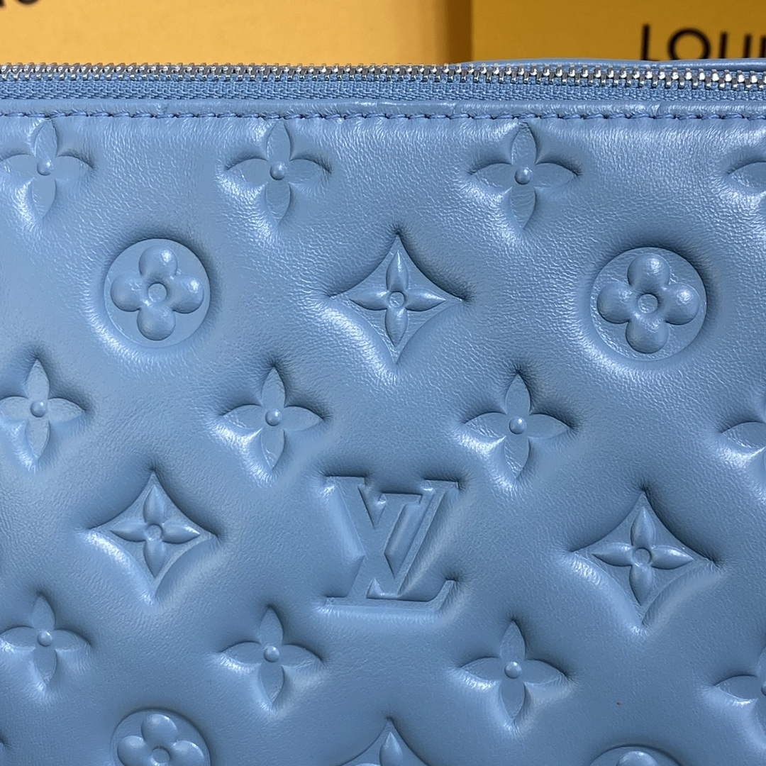 LV M21197 Louis Vuitton Coussin PM Bag haze blue