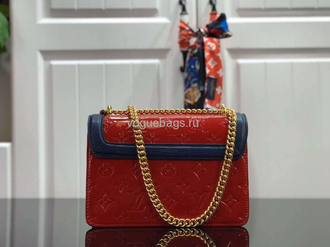 Louis Vuitton M90517 LV Wynwood Monogram Vernis Bag M90566 Red