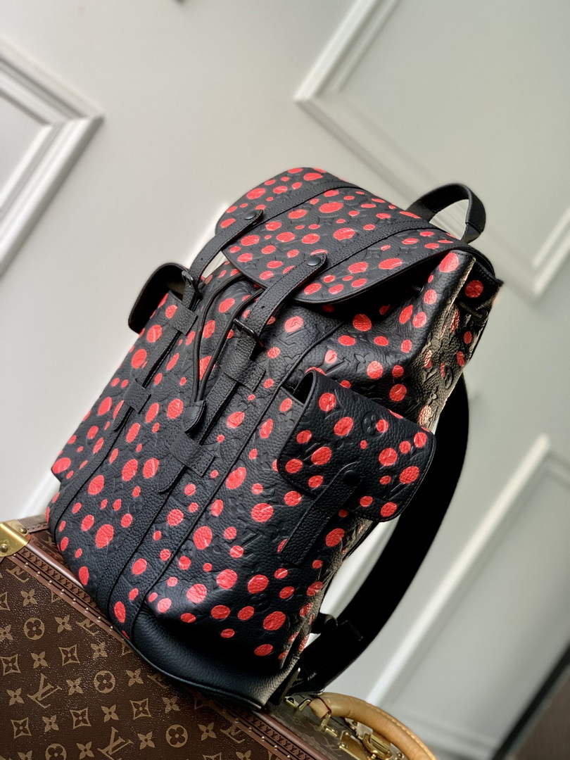 LV M21978 Louis Vuitton LV x YK Christopher Backpack Taurillon Monogram