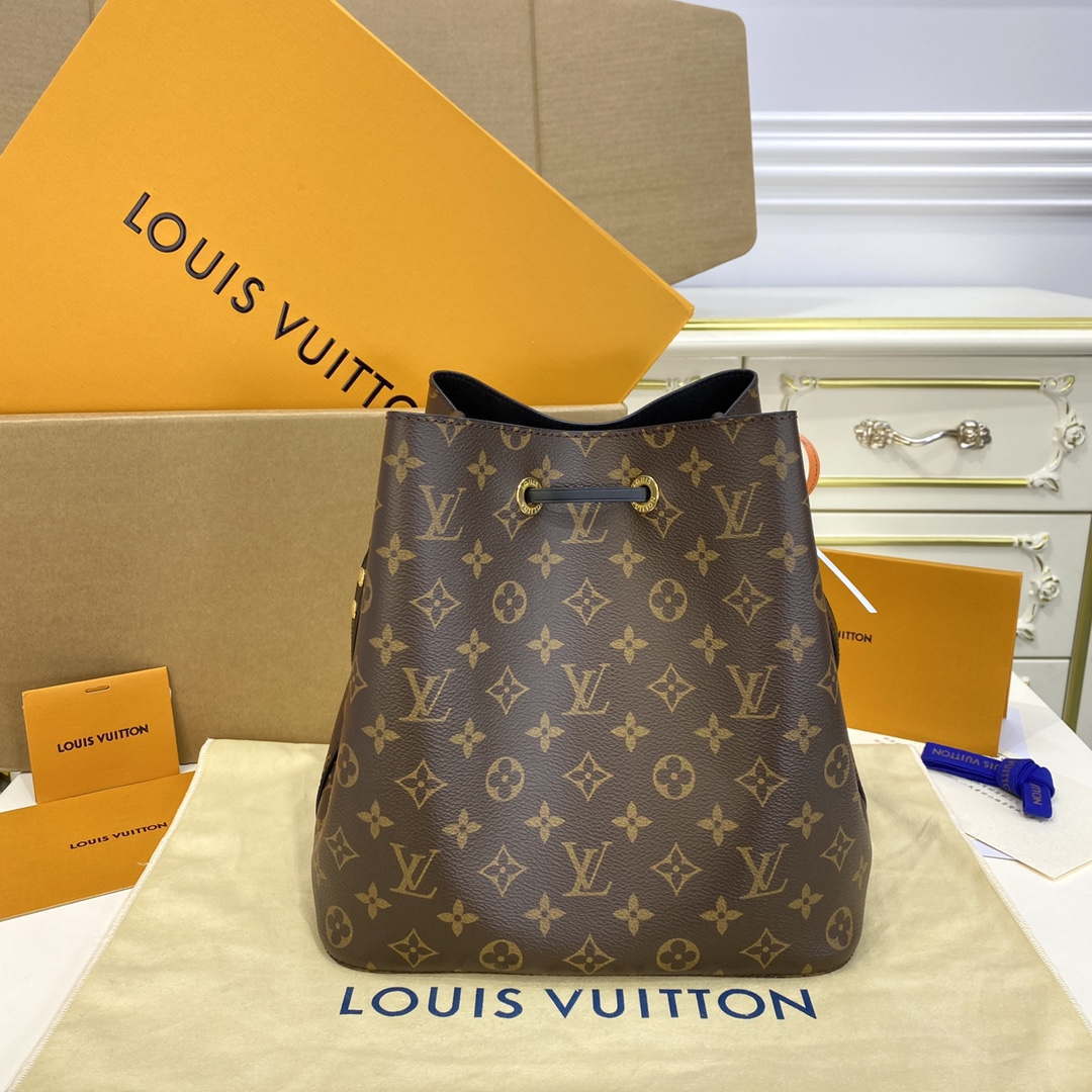 LV M44020 Louis Vuitton NONO MM Bag Monogram Black