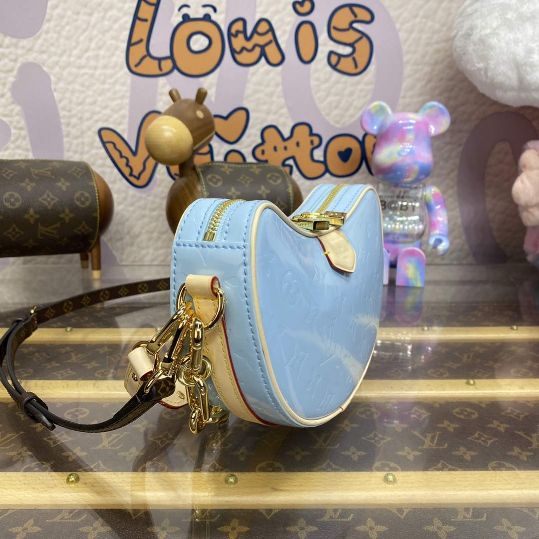 LV M24021 Louis Vuitton Croissant PM Bag Sky Blue