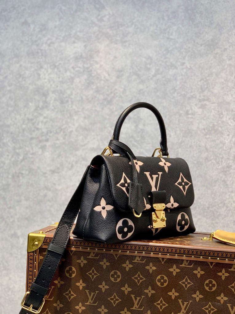 LV M45978 Louis Vuitton Madeleine BB Handbag Black