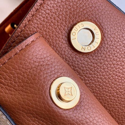 LV M45376 Louis Vuitton Fold Tote MM Monogram Brown