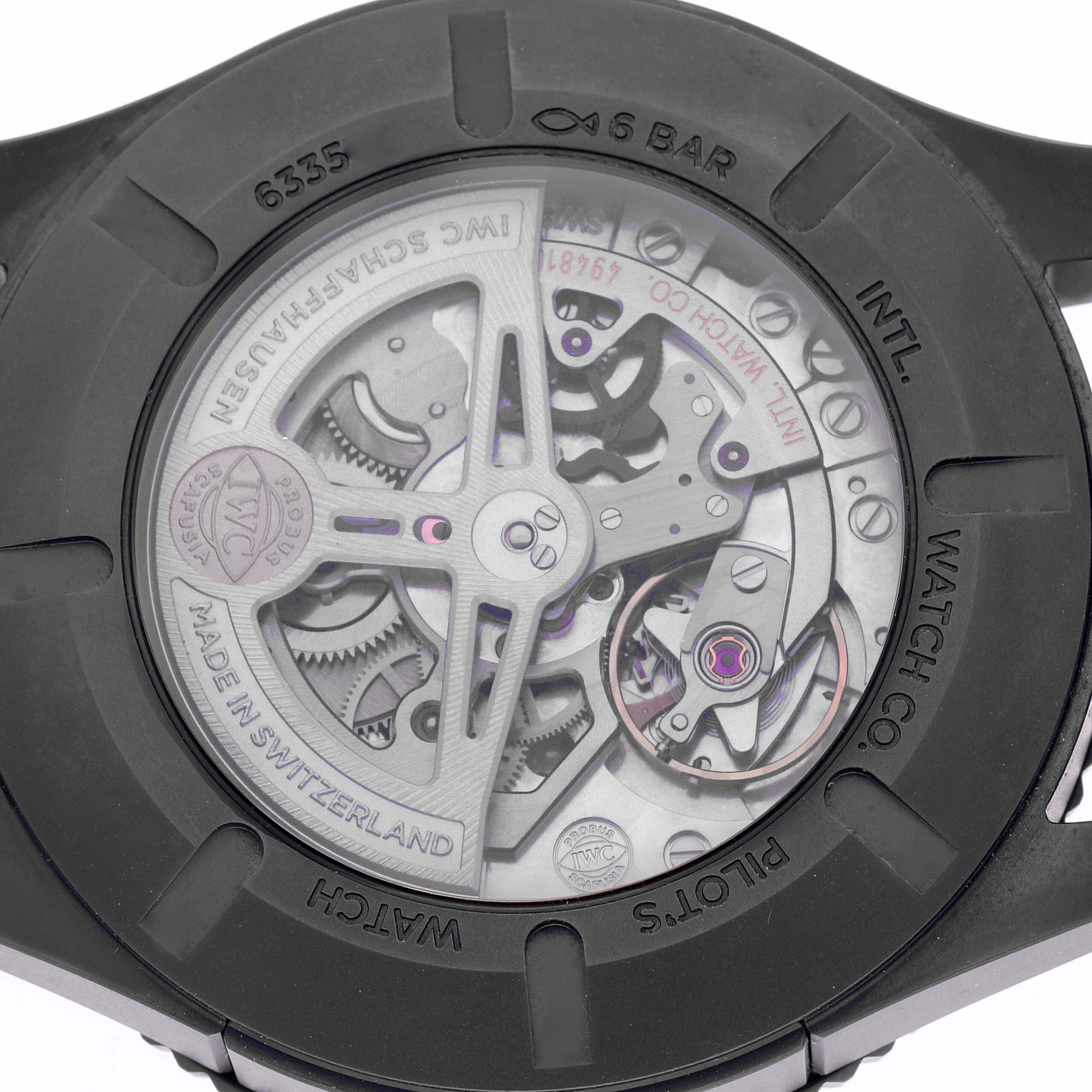 IWC Pilots Timezoner Top Gun Ceratanium Mens Watch IW395505 Box Card