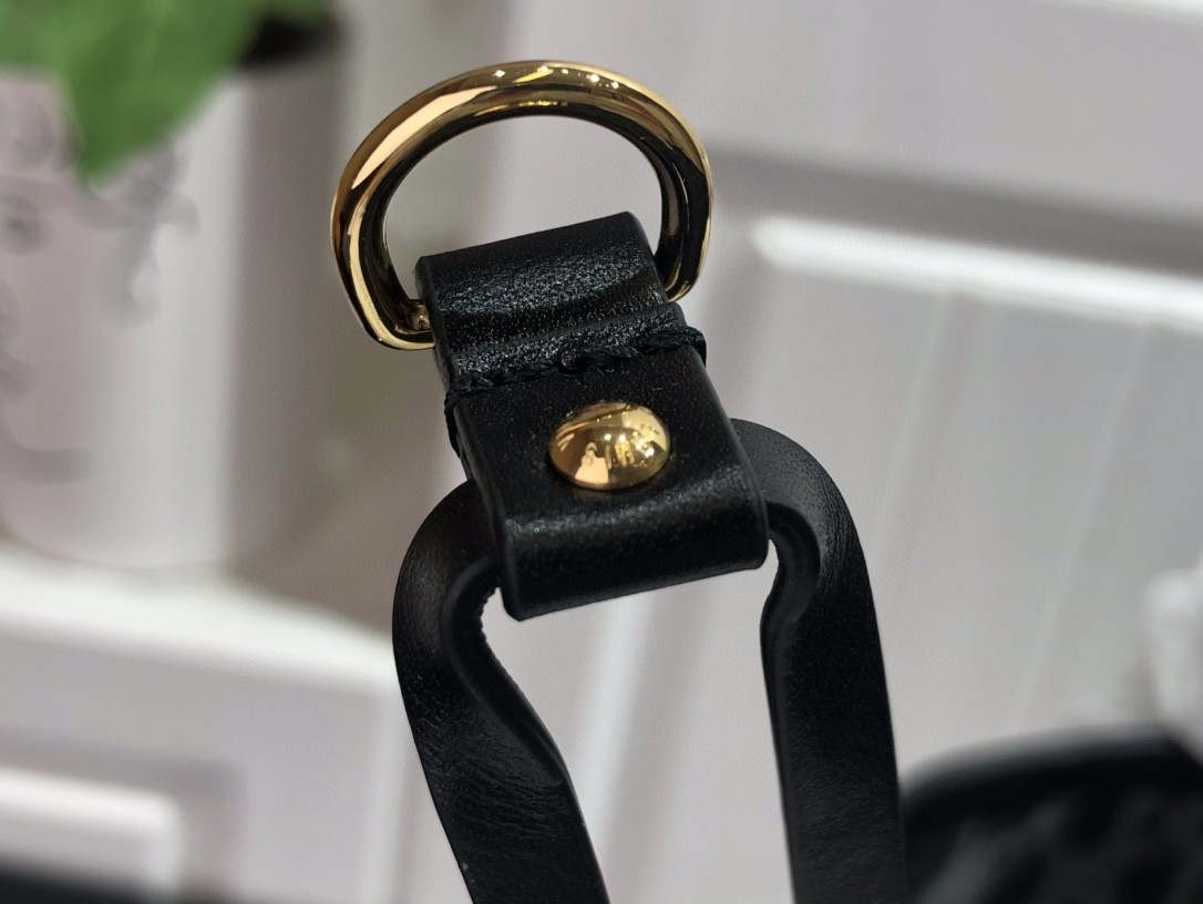 LV M45818 Louis Vuitton Neverfull MM Monogram Bag M45819 Black