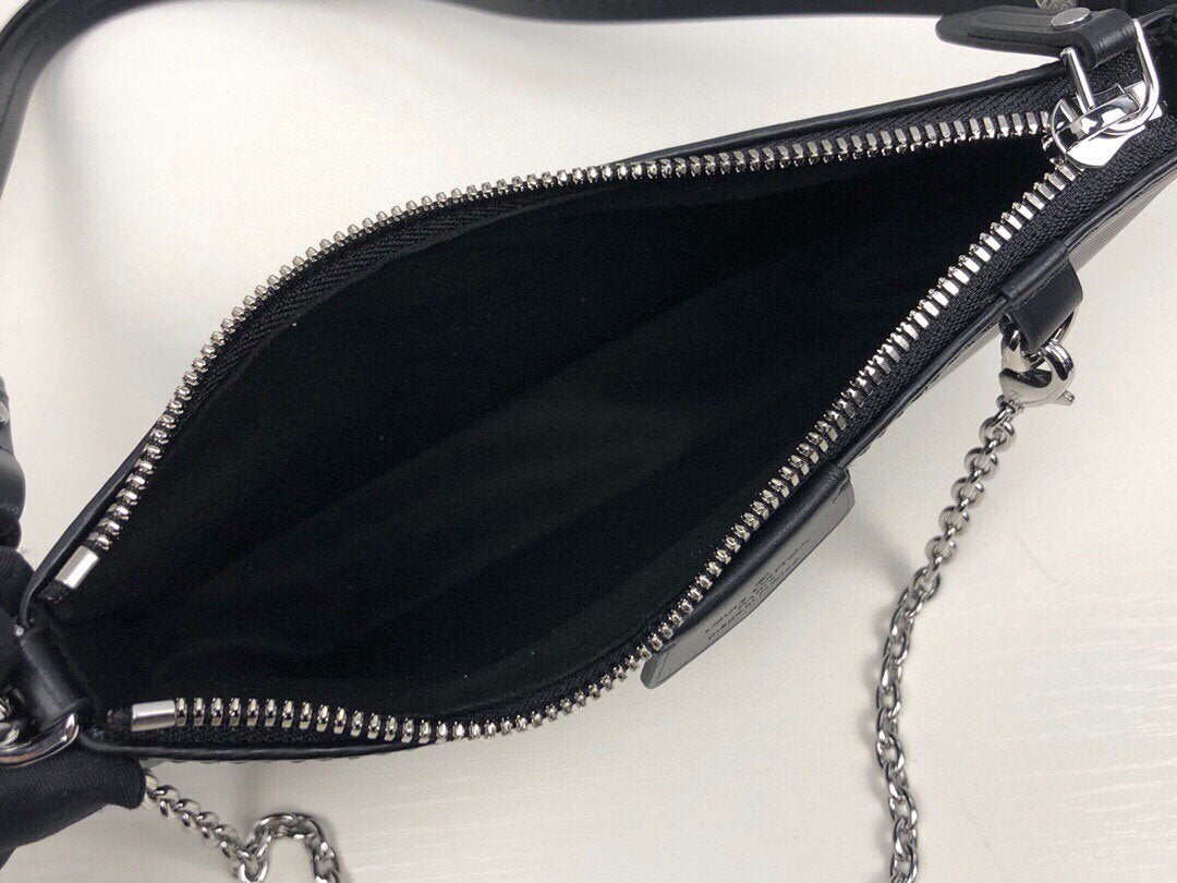 LV M80471 Louis Vuitton Easy Pouch On Strap M80480 M80483 Bag Black