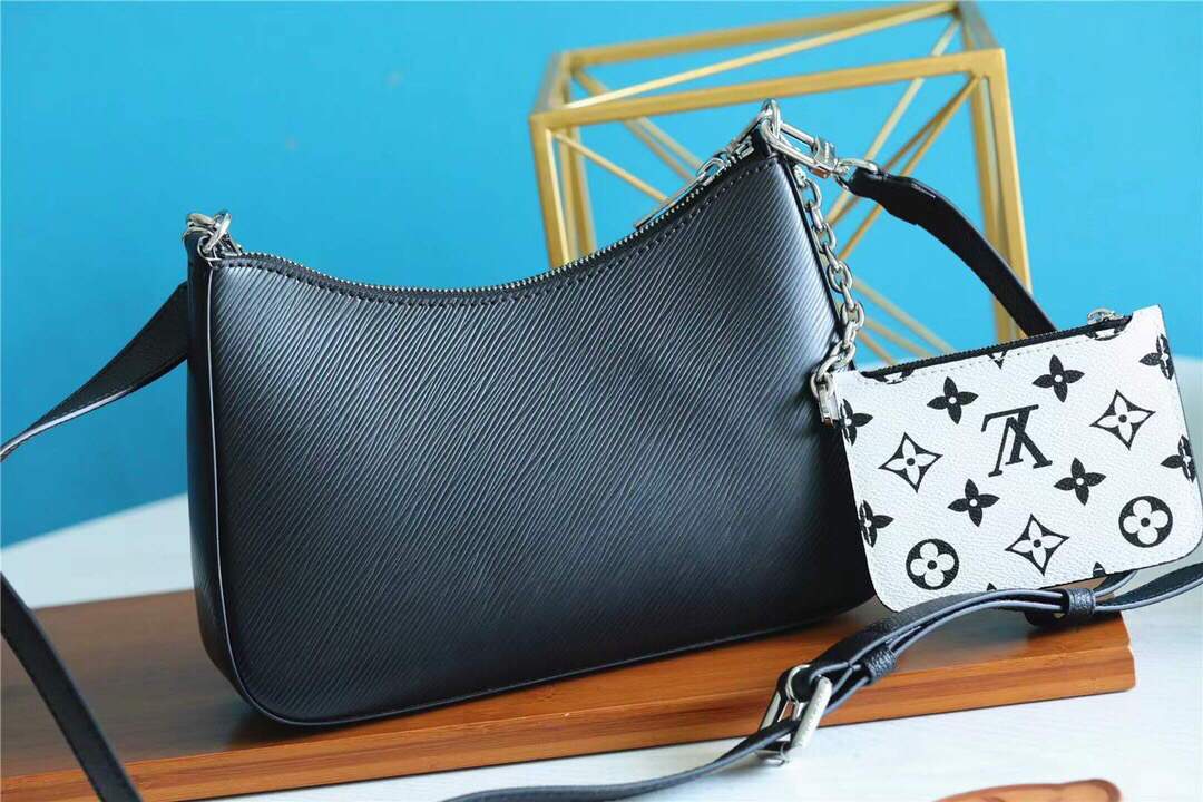 LV M80689 Louis Vuitton Marelle Epi Handbag M80794 M80688 Black