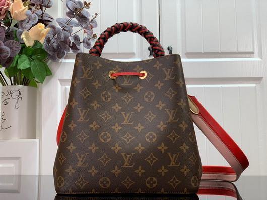 LV M44021 Louis Vuitton M44022 NONO Shoulder Bag Red