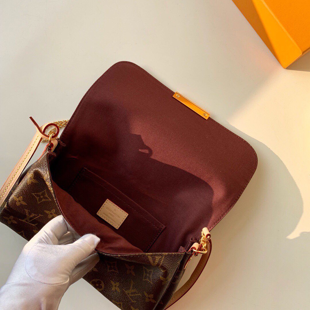 LV M40717 Louis Vuitton Favorite Pm M40718 Handbag Monogram Canvas