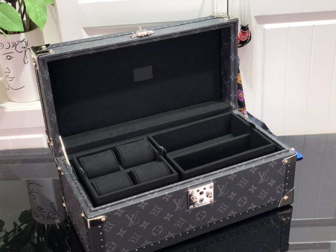 LV M20209 Louis Vuitton Coffret Accessoires Monogram Eclipse canvas Black
