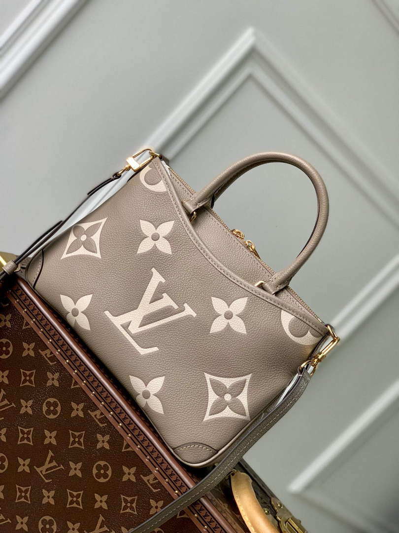 LV M46585 Louis Vuitton Trianon PM Tote Bag Cr��me Beige