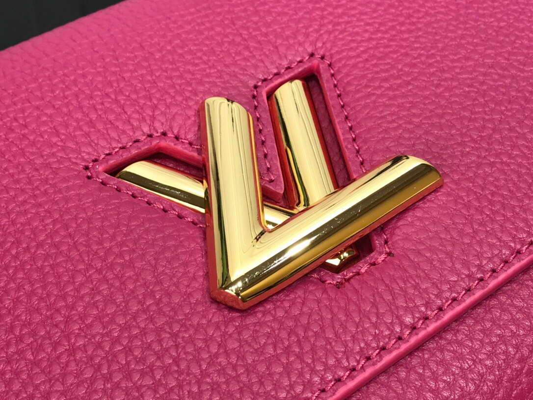 LV M57096 Louis Vuitton Twist one Handle PM M57093 Taurillon Leather Plum
