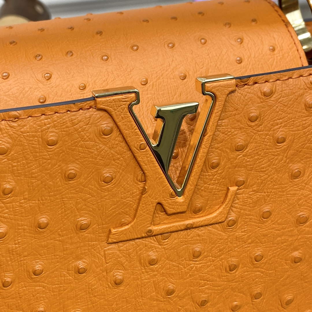LV N81279 Louis Vuitton Capucines MM Handbag Orange