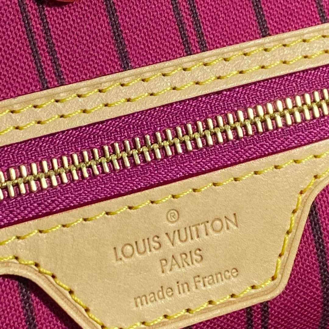 Louis Vuitton LV M41178 Neverfull MM Monogram Canvas Pivoine Pink