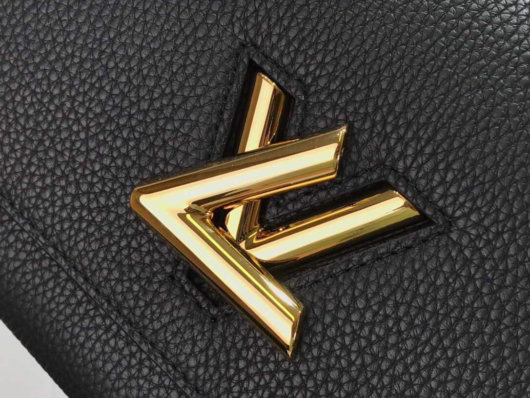 LV M57093 Louis Vuitton Twist one Handle PM M57214 Taurillon Leather Black