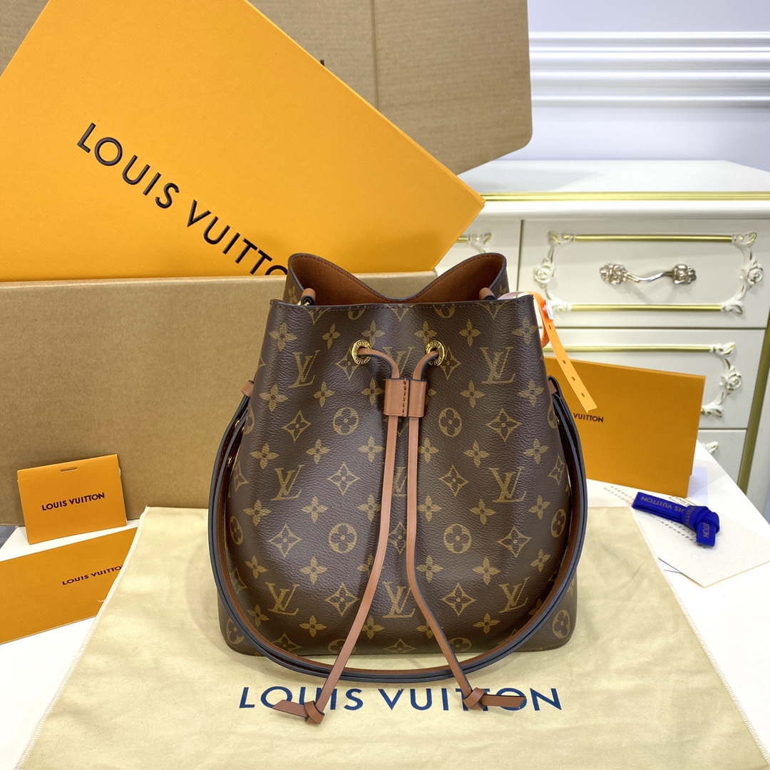 LV M44887 Louis Vuitton MM NONO Bag Monogram Caramel Brown