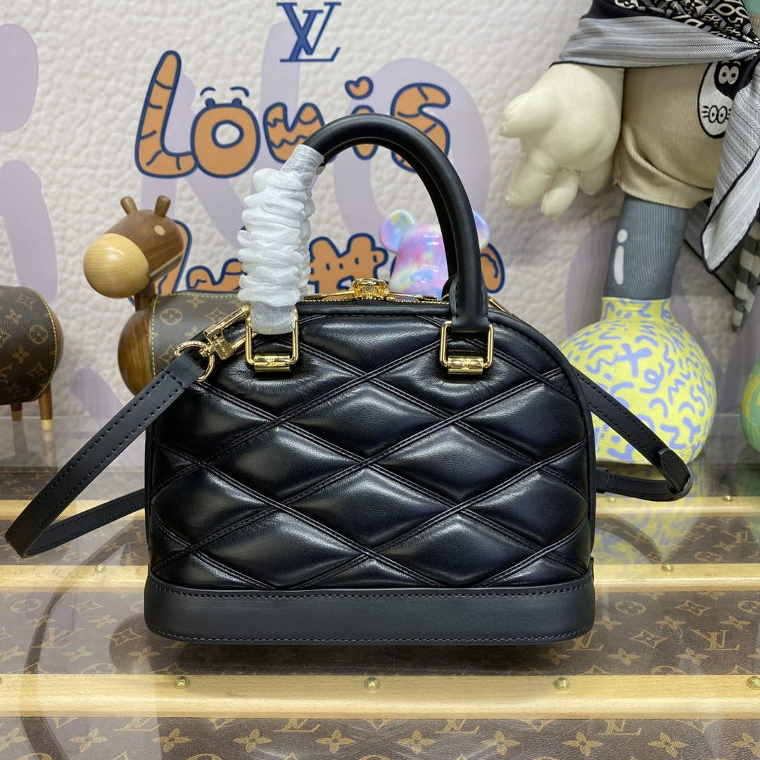 LV M23666 Louis Vuitton Alma BB Bag Black