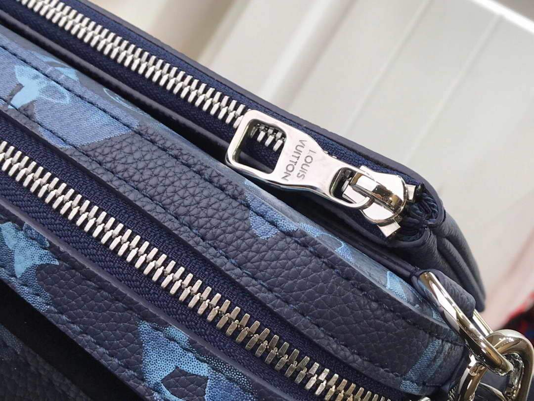 LV M57840 Louis Vuitton Trio Messenger Bag Ink Watercolor