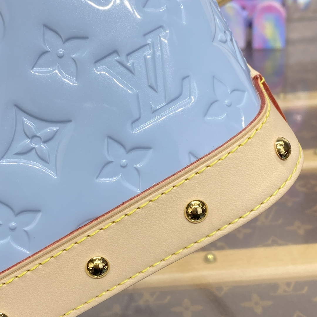 LV M24062 Louis Vuitton Alma BB Bag Sky Blue