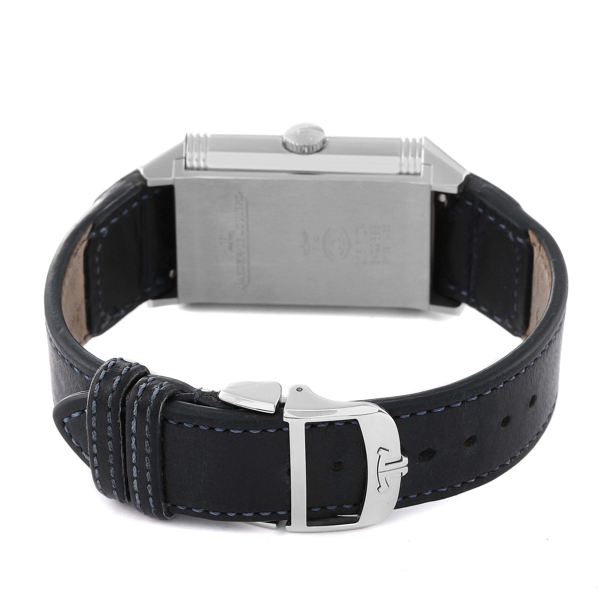 Jaeger LeCoultre Reverso Tribute Duoface Day Night Watch 215.8.D4 Q3988482 Box Papers