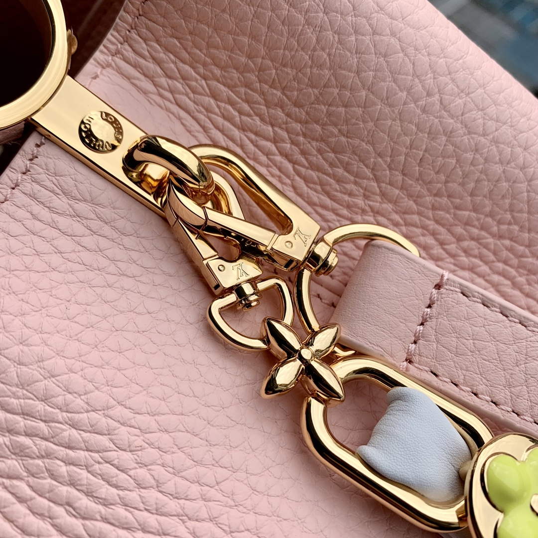 LV M23363 Louis Vuitton Capucines Mini Handbag Jasmine Pink