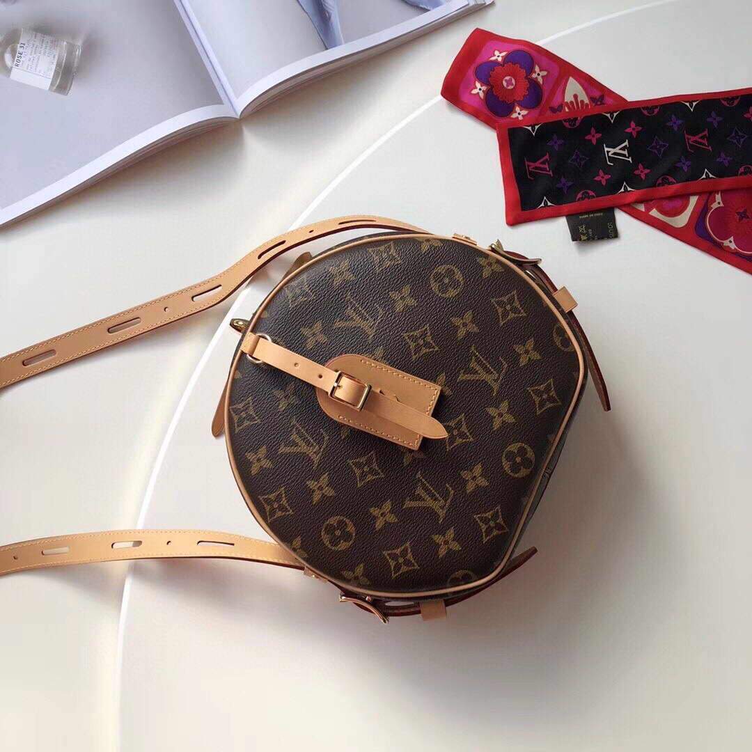 LV M43514 Louis Vuitton Petite Boite Chapeau Monogram Canvas