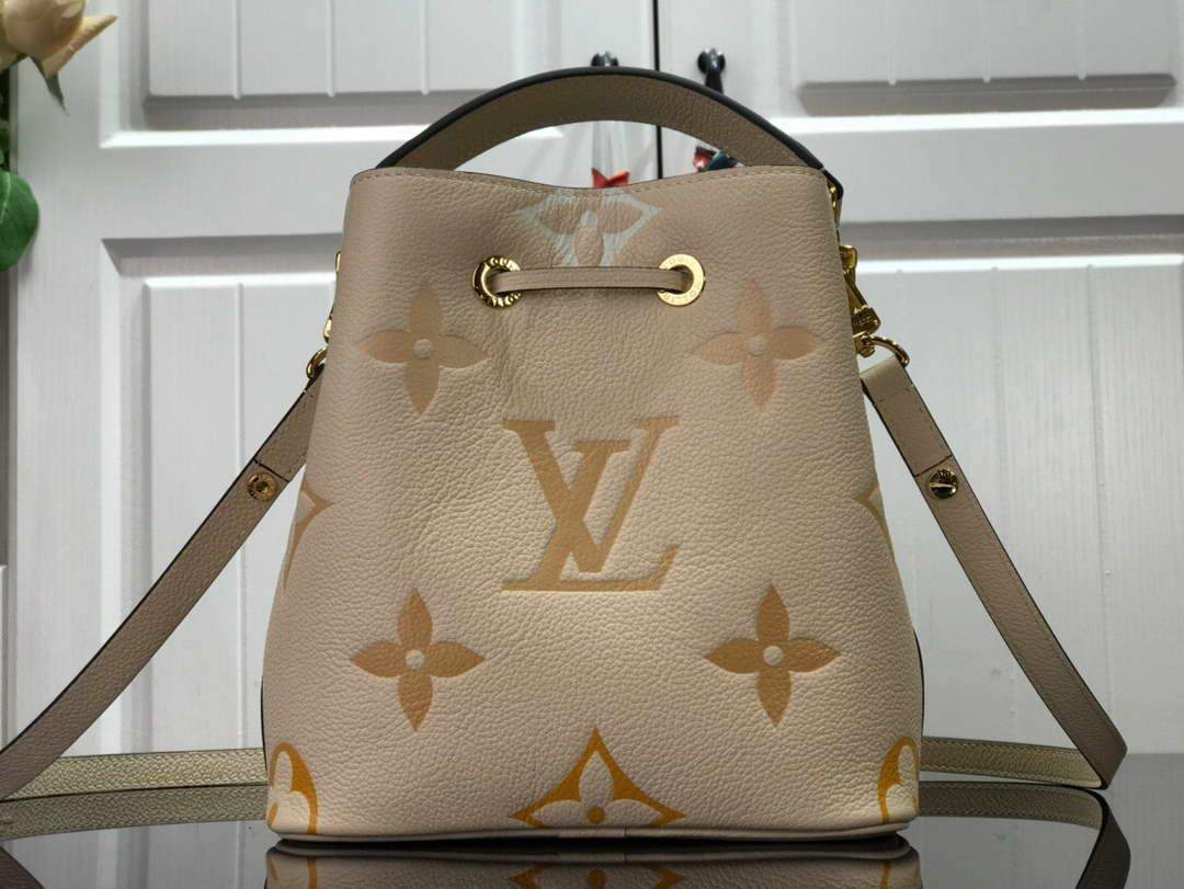 LV M45716 Louis Vuitton NONO BB M45709 Bag Cream Saffron