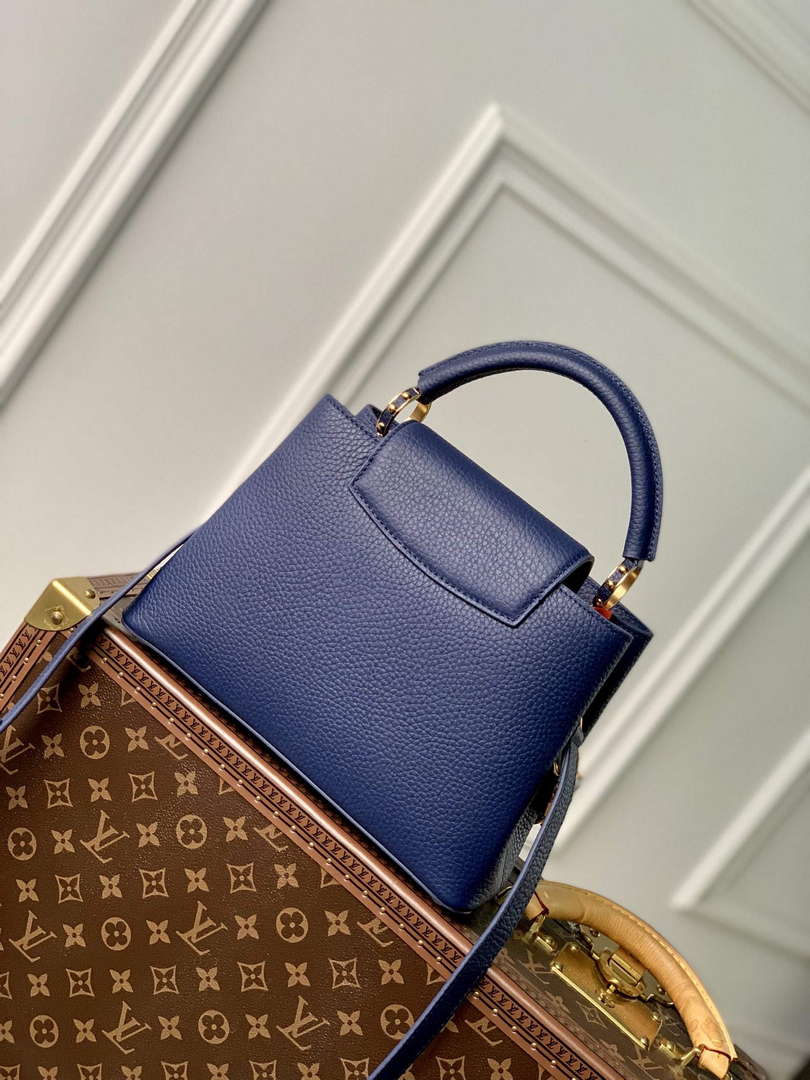 LV M23199 Louis Vuitton Capucines BB Handbag French Blue