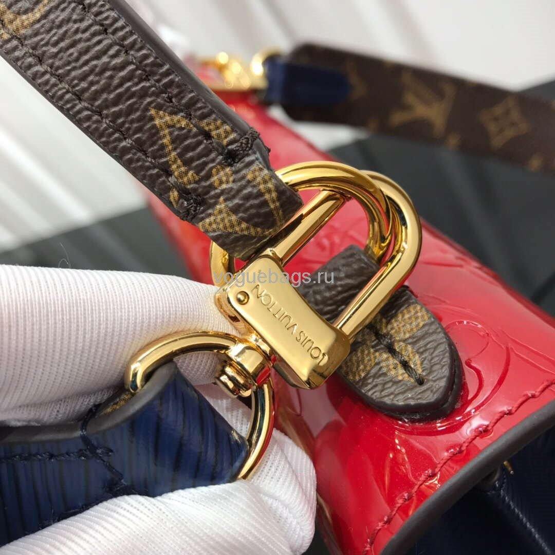 LV M90505 Louis Vuitton Spring Street Monogram Vernis Bag M90468 Red