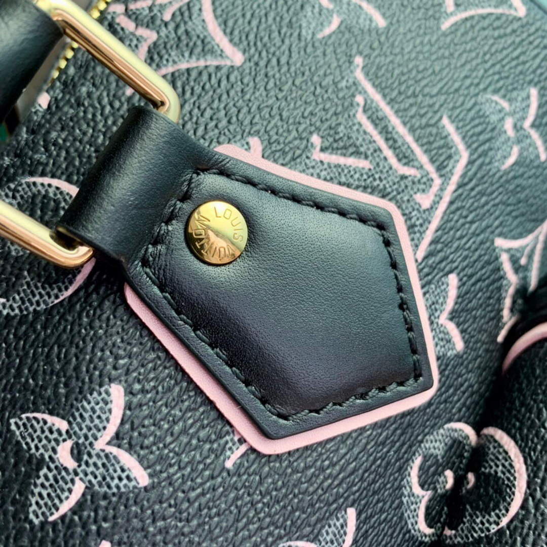 LV M20852 Louis Vuitton Speedy Bandouliere 25 Handbag Black