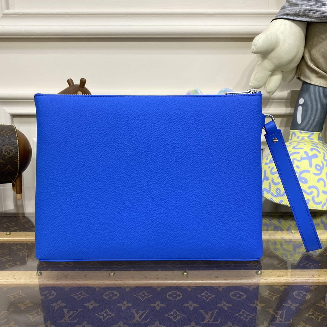 LV M69837 Louis Vuitton Takeoff Pouch Bag Dop blue