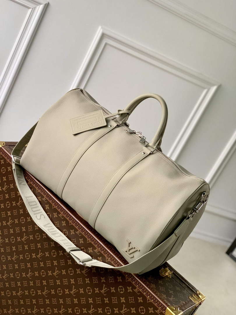LV M22609 Louis Vuitton Keepall Bandouli��re 50 Bag Sage