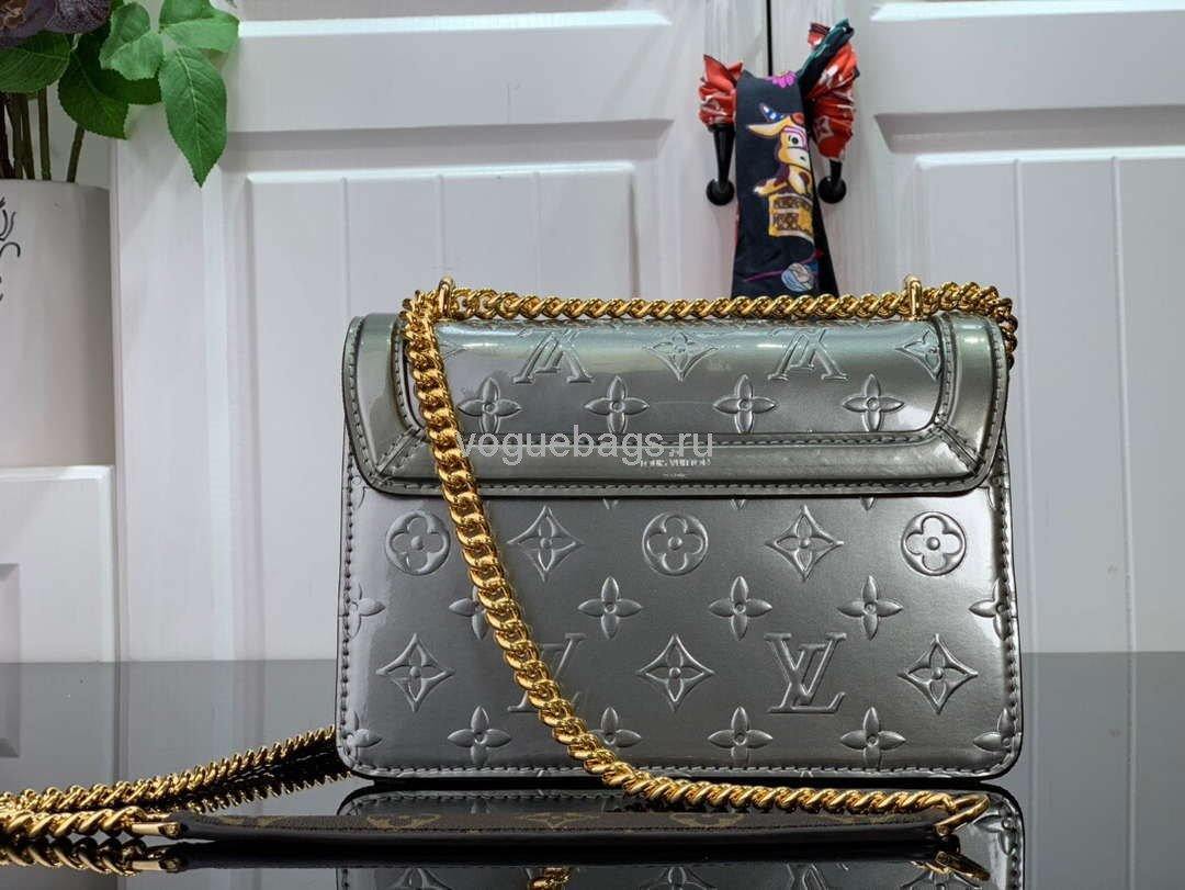 Louis Vuitton M90566 LV Wynwood Monogram Vernis Bag M90516 Gray