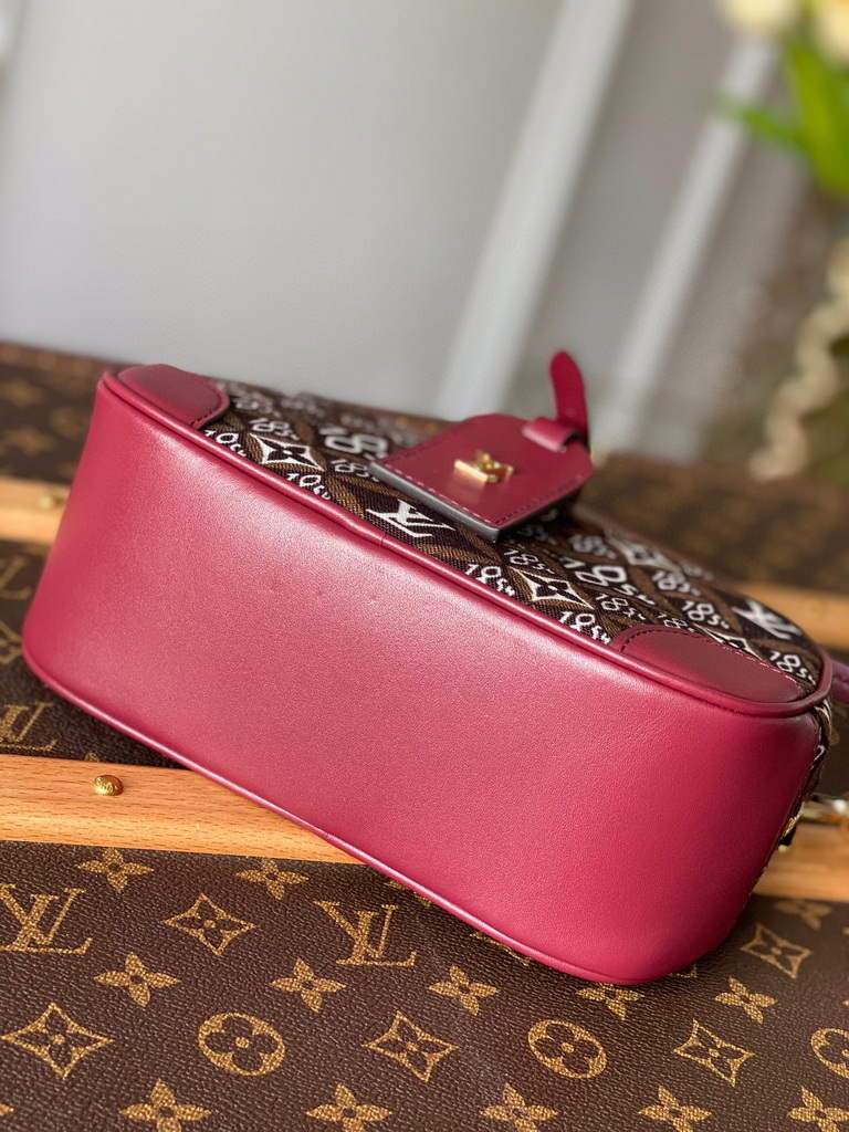 LV M57205 Louis Vuitton Since 1854 Deauville Mini Bag M57168 Wine Red