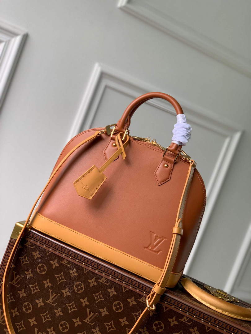 LV M40302 Louis Vuitton Alma PM Handbag Brown