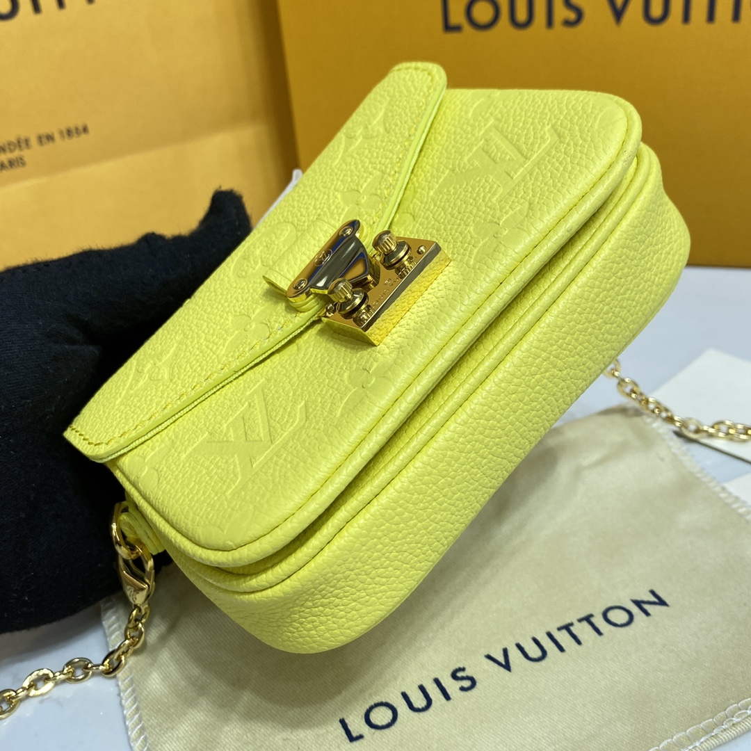LV M81407 Louis Vuitton Micro M��tis Bag Yellow