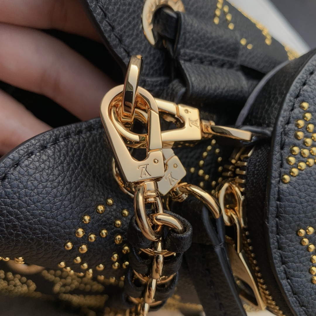 LV M23392 Louis Vuitton Bella Bucket Bag Black