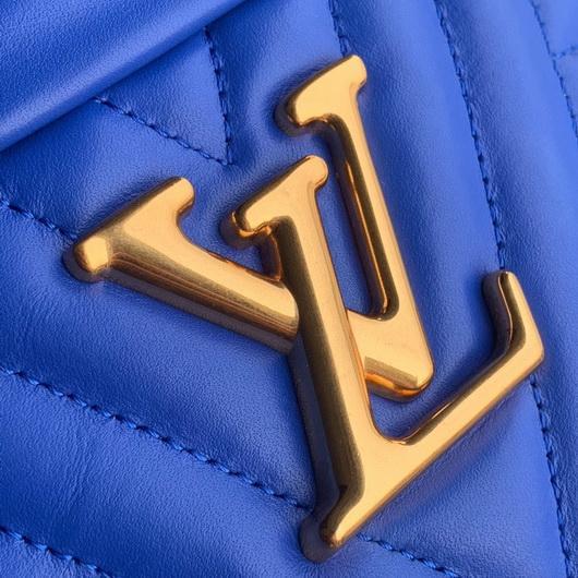 LV M55528 Louis Vuitton New Wave Leather Bumbag M53861 Blue