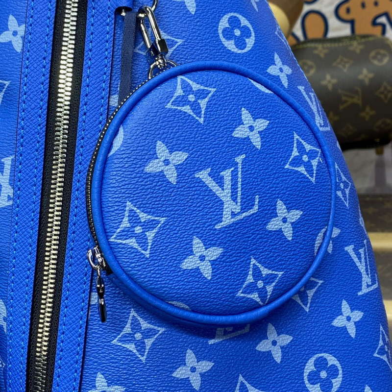 LV M31075 Louis Vuitton Duo Sling Bag Blue