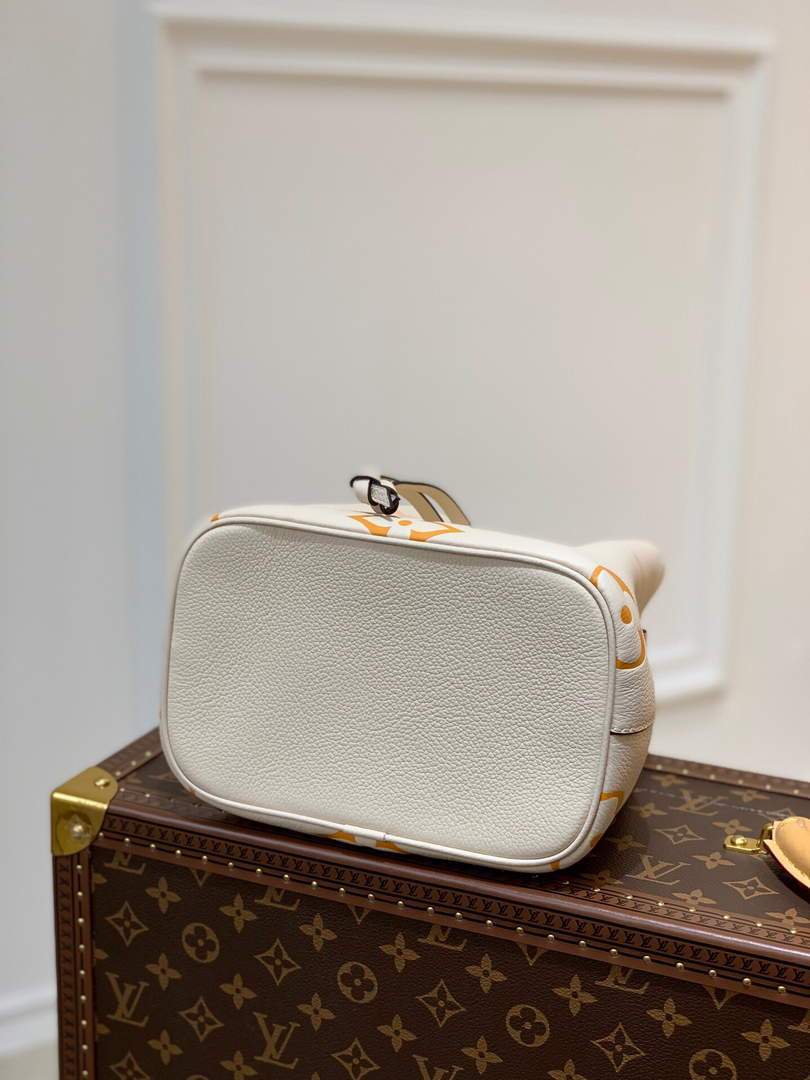LV M45716 Louis Vuitton NONO BB Bag Cream/Saffron