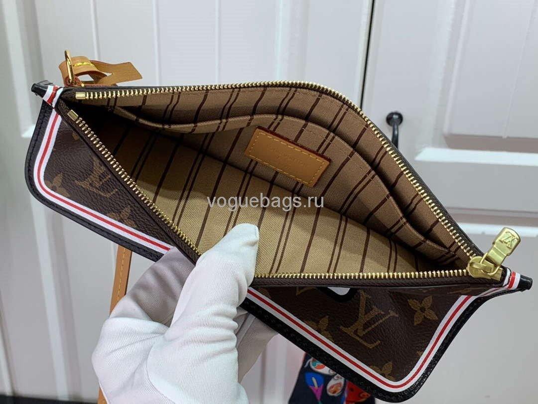 LV M57452 Louis Vuitton Game On Neverfull MM Monogram Canvas