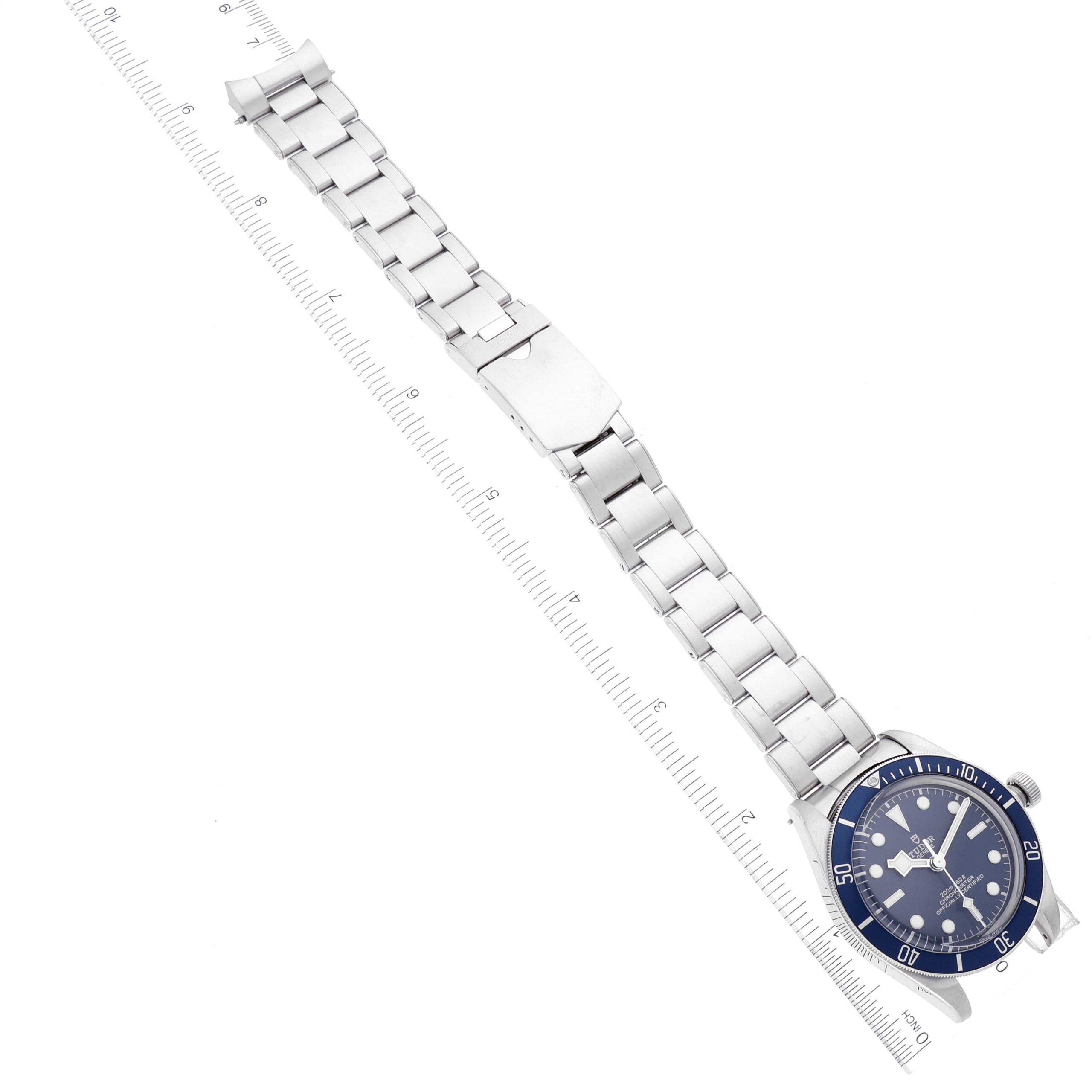 Tudor Black Bay Fifty Eight Blue Dial Steel Mens Watch 79030 Box Card