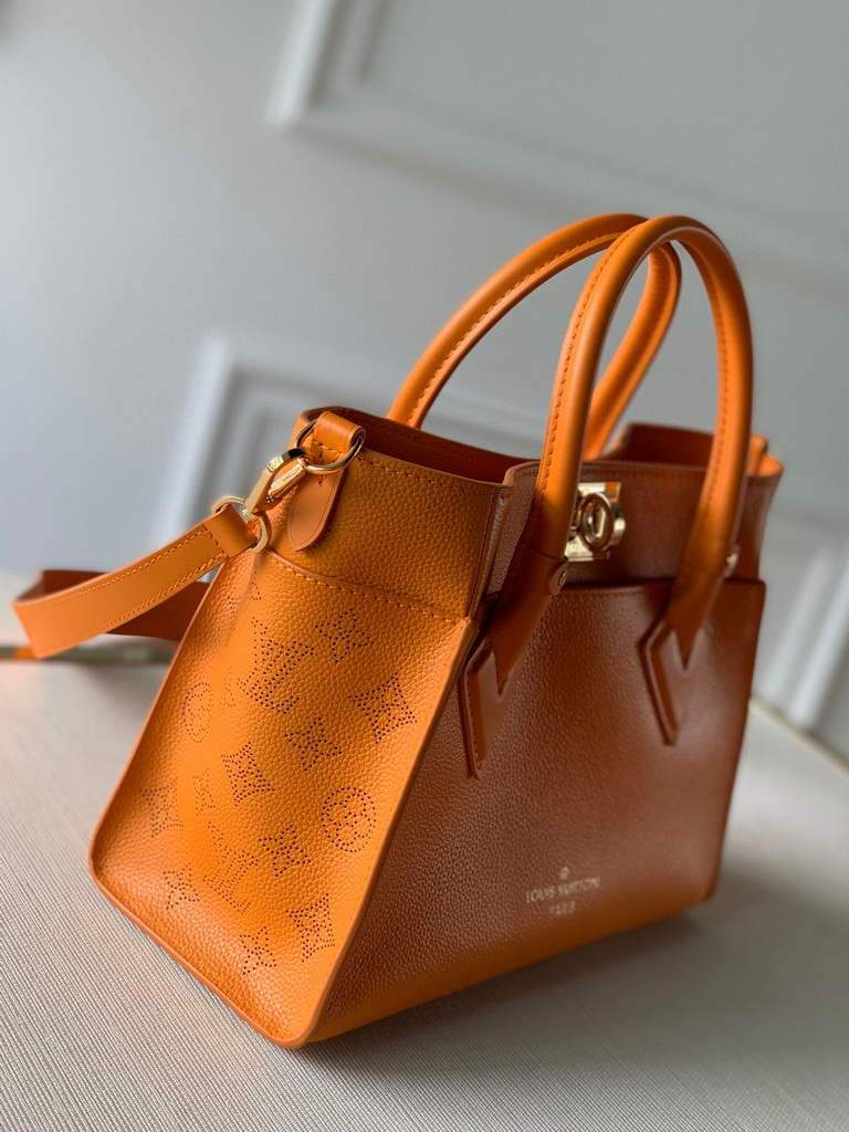 LV M57730 Louis Vuitton On My Side PM High End Leathers Orange